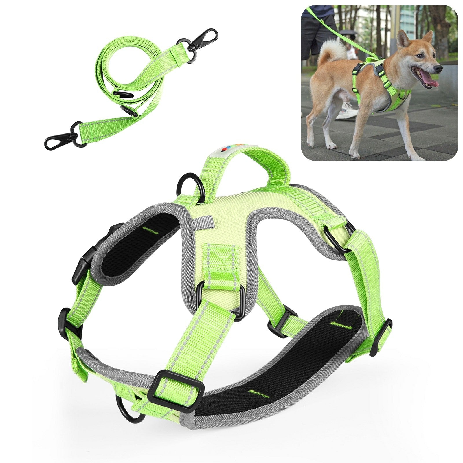 FUNADD FA3001 Dog Vest Leash Pet Traction Rope Dog Training Walking Lead Leash FUNADD FA3001 Dog Vest Leash Pet Traction Rope Dog Training Walking Lead Leash